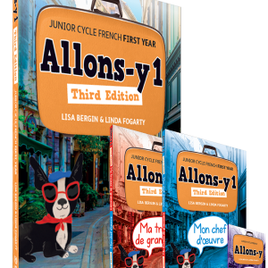 Allons–y 1 (3rd edition) Textbook + Mon chef d'oeuvre/Ma trousse de grammaire + Lexique